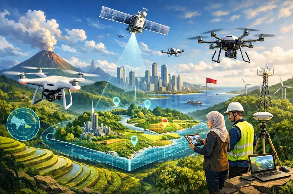 Membangun Ekosistem Drone dan GIS Masa Depan: Sebuah Visi Berkelanjutan untuk Indonesia